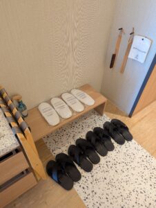 館内のサンダル